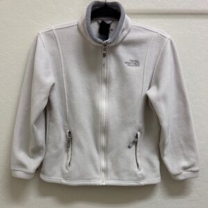 The North Face Kids Off-White Fleece Jacket